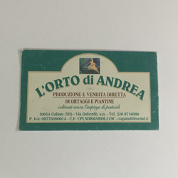 L’orto di Andrea